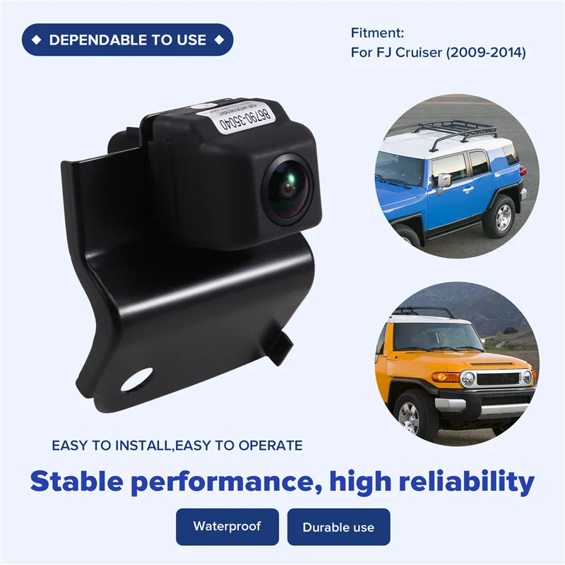 Parking Assist Camera 86790-35040 Rear View Backup Camera For Toyota FJ Cruiser 2009-2014 8679035040
Parking Assist Camera 86790-35040 Rear View Backup Camera For Toyota FJ Cruiser 2009-2014 8679035040