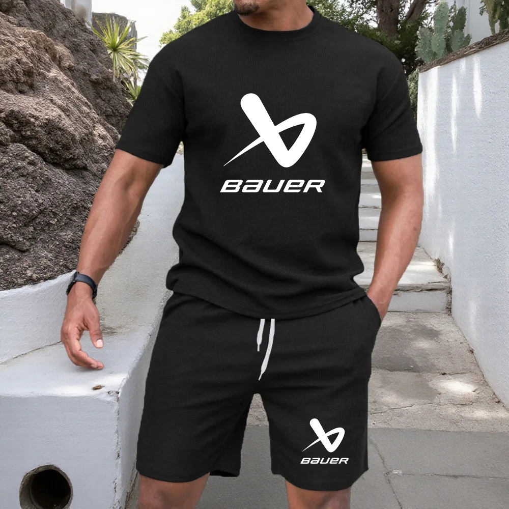 2026 Summer New Casual Men's short-sleeved T-shirt and Shorts 2-piece outdoor men's round-neck short-sleeved sportswear set
2026 Summer New Casual Men's short-sleeved T-shirt and Shorts 2-piece outdoor men's round-neck short-sleeved sportswear set