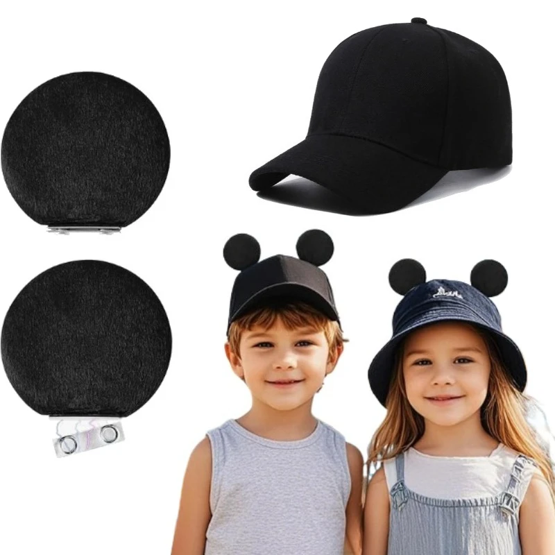 Magnetic Mouse Ears for Cap Hat Beret Bucket Hat-3.5'' Clip Mouse Ears with hat for children Costume Outfits Parties & Halloween
Magnetic Mouse Ears for Cap Hat Beret Bucket Hat-3.5'' Clip Mouse Ears with hat for children Costume Outfits Parties & Halloween