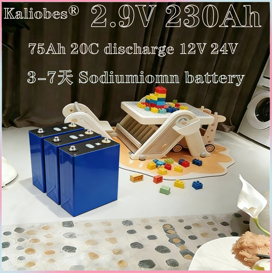 3.1V/2.9V 230Ah Sodium-ion battery Grade A For Lowtemperature High discharge -40~60℃ Working DIY 4S 12V 48V Car starter solar
3.1V/2.9V 230Ah Sodium-ion battery Grade A For Lowtemperature High discharge -40~60℃ Working DIY 4S 12V 48V Car starter solar