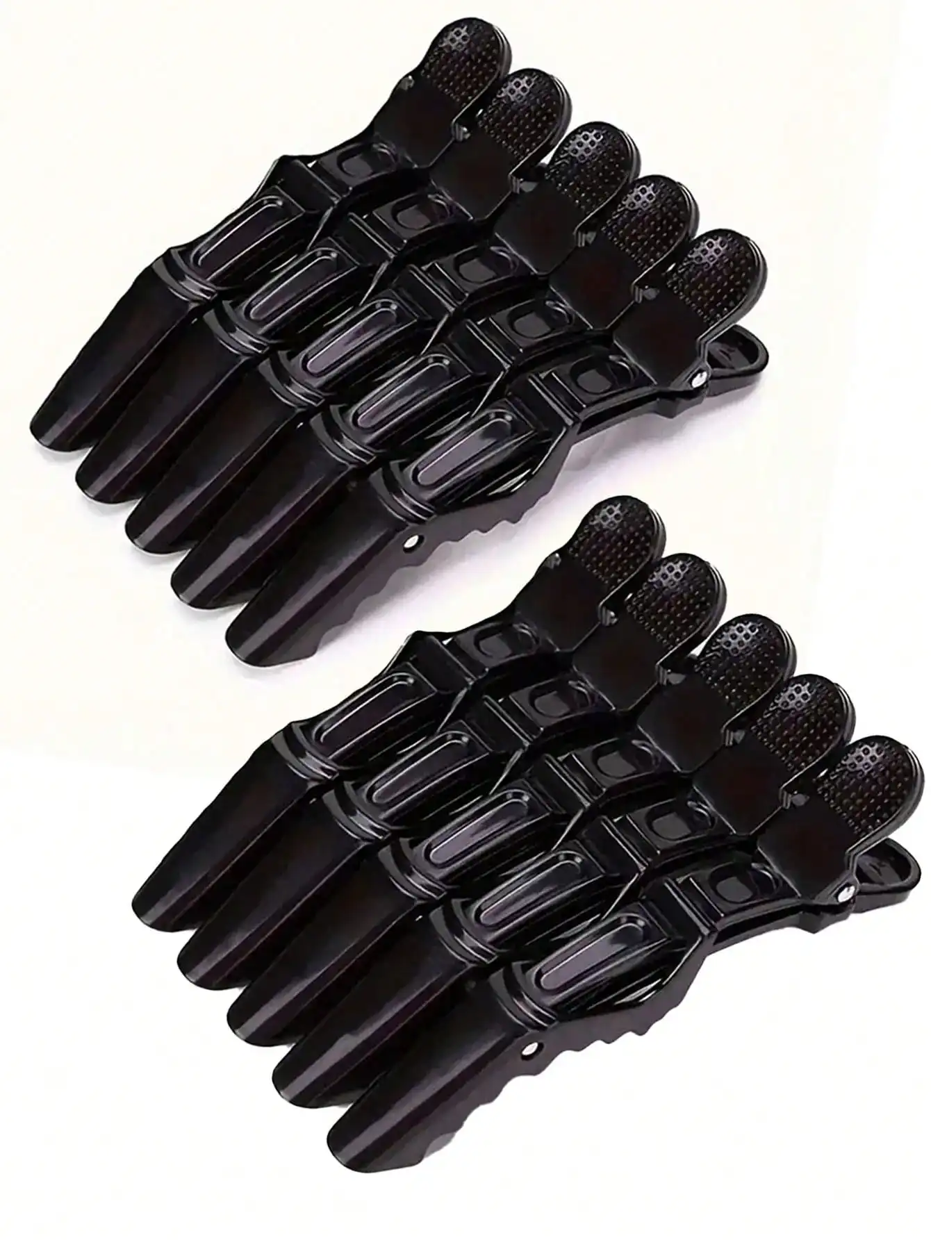 10/5/2-Pcs Multi-Color Crocodile Hair Sectioning Clips - Durable Non-Slip Grip, Easy Styling And Salon Use For Hair Dye, Perm, And Sectioning - Premium Plastic Alligator Clips For Hairdressers And Home Users
10/5/2-Pcs Multi-Color Crocodile Hair Sectioning Clips - Durable Non-Slip Grip, Easy Styling And Salon Use For Hair Dye, Perm, And Sectioning - Premium Plastic Alligator Clips For Hairdressers And Home Users