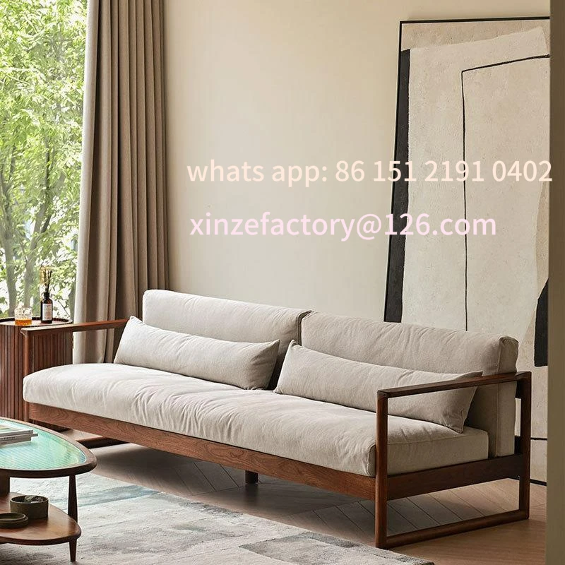 Customizable style Nordic cherry simple black walnut white oak living room Japanese furniture cloud solid wood fabric sofa
Customizable style Nordic cherry simple black walnut white oak living room Japanese furniture cloud solid wood fabric sofa
