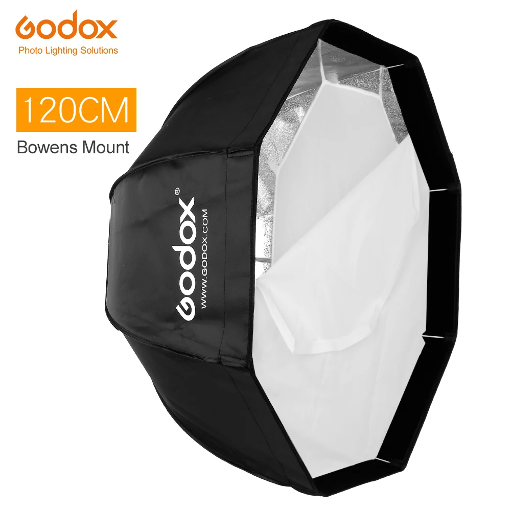 Godox 120 см портативный восьмиугольный софтбокс для зонта SB-UE 120 см 47 дюймов с креплением Bowens для Speedlite
Godox 120 см портативный восьмиугольный софтбокс для зонта SB-UE 120 см 47 дюймов с креплением Bowens для Speedlite