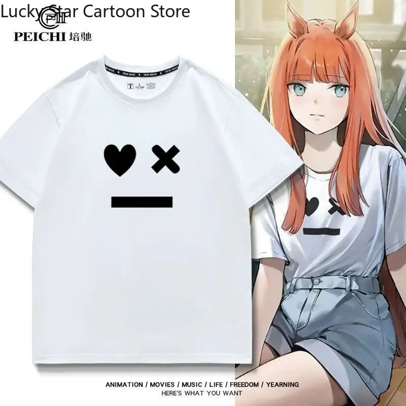 Cosplay Umamusume: Pretty Derby Silence Suzuka T-shirt Summer Shirt Fans Short Sleeves Man Girl Clothes Tees Gift Pure Cotton
Cosplay Umamusume: Pretty Derby Silence Suzuka T-shirt Summer Shirt Fans Short Sleeves Man Girl Clothes Tees Gift Pure Cotton
