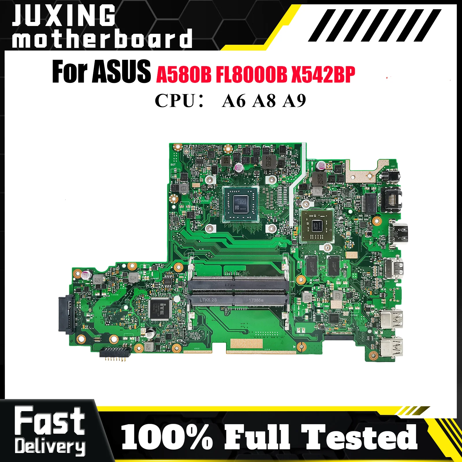 X542BP Материнская плата для ноутбука ASUS VivoBook X542B FL8000B X542BP A580B Материнская плата для ноутбука с процессором A6 A8 A9 100% tests OK stk
X542BP Материнская плата для ноутбука ASUS VivoBook X542B FL8000B X542BP A580B Материнская плата для ноутбука с процессором A6 A8 A9 100% tests OK stk