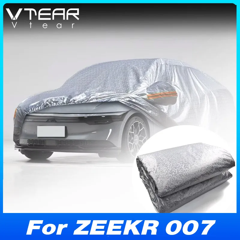 Vtear Full Car Protector Cover Exterior Decoration Waterproof Sun Snow Rain Dust Shade Hood Styling Accessory For ZEEKR 007 2024
Vtear Full Car Protector Cover Exterior Decoration Waterproof Sun Snow Rain Dust Shade Hood Styling Accessory For ZEEKR 007 2024