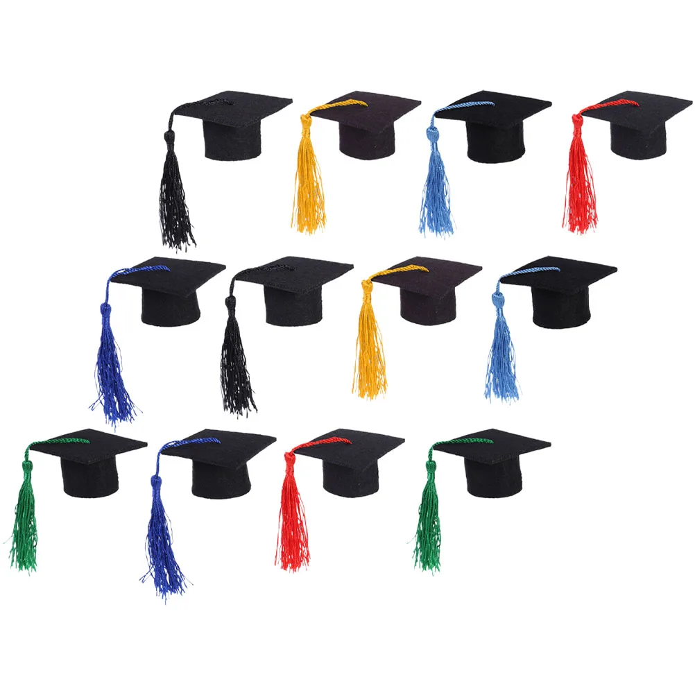 12 pcs Graduation Cap Doctor Hat Decoration Non-woven Party Favors Toppers Graduation Cap Bottle Toppers Bottle Supplies Gifts
12 pcs Graduation Cap Doctor Hat Decoration Non-woven Party Favors Toppers Graduation Cap Bottle Toppers Bottle Supplies Gifts