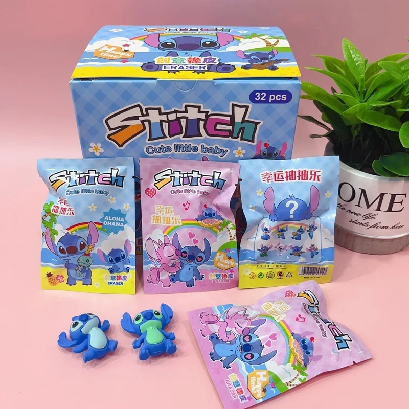 Stitch Eraser 32pcs Disney Kawaii Student Stationery Cartoon 3d Blind Bag Pencil Eraser Cleaning Tools Cute School Gifts Office
Stitch Eraser 32pcs Disney Kawaii Student Stationery Cartoon 3d Blind Bag Pencil Eraser Cleaning Tools Cute School Gifts Office