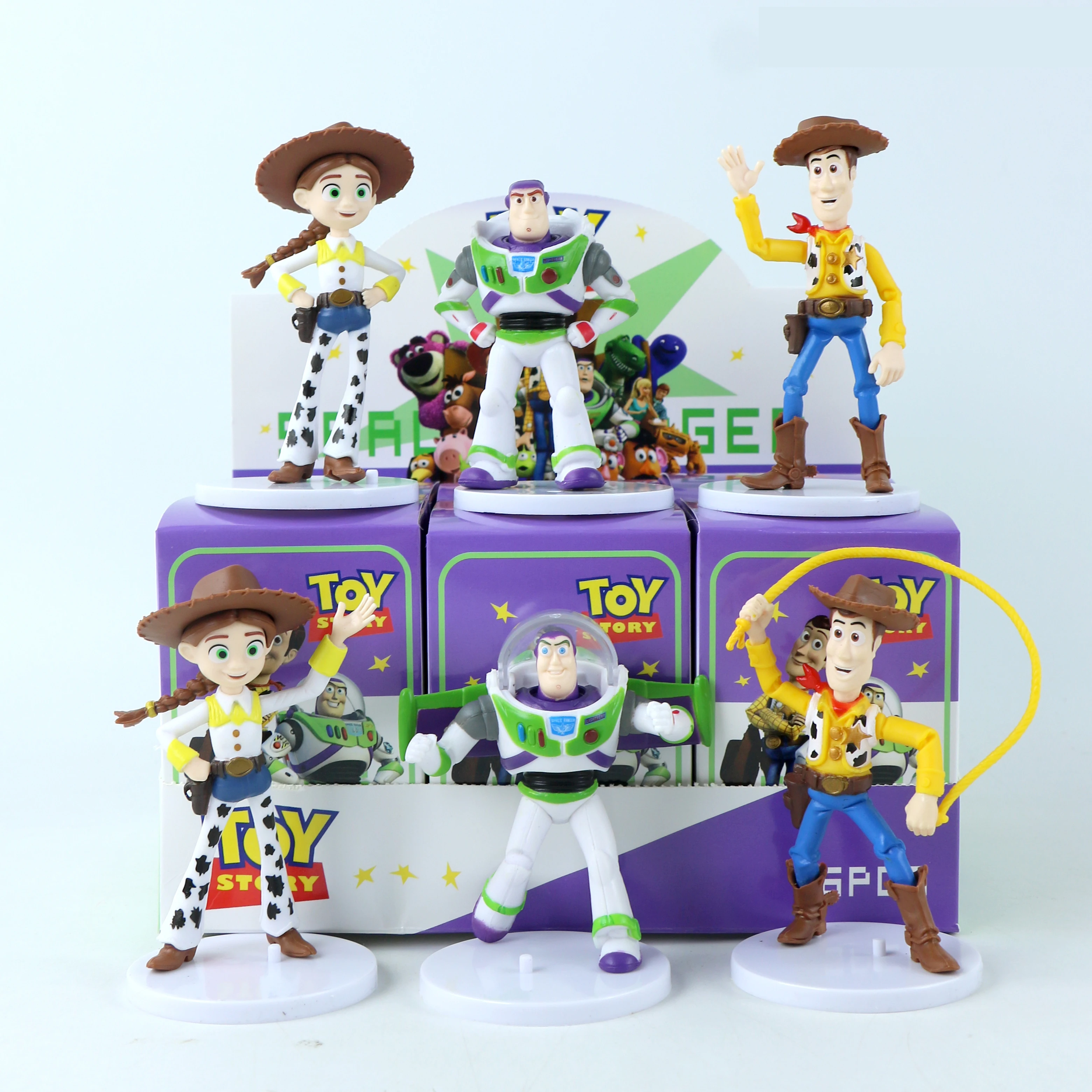 6Pcs Story Blind Box Toy Action Figures Woody Jessie Buzz Lightyear Forky Pig Bear Collection Toy Surprise Gift
6Pcs Story Blind Box Toy Action Figures Woody Jessie Buzz Lightyear Forky Pig Bear Collection Toy Surprise Gift