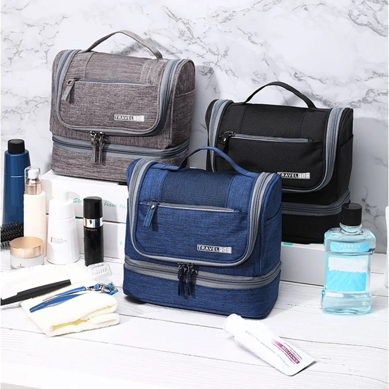 Hanging Dry Wet Separation Toiletry Bag Travel Cosmetic Bag Large-capacity Fashion Waterproof Polyester Storage Bag
Hanging Dry Wet Separation Toiletry Bag Travel Cosmetic Bag Large-capacity Fashion Waterproof Polyester Storage Bag