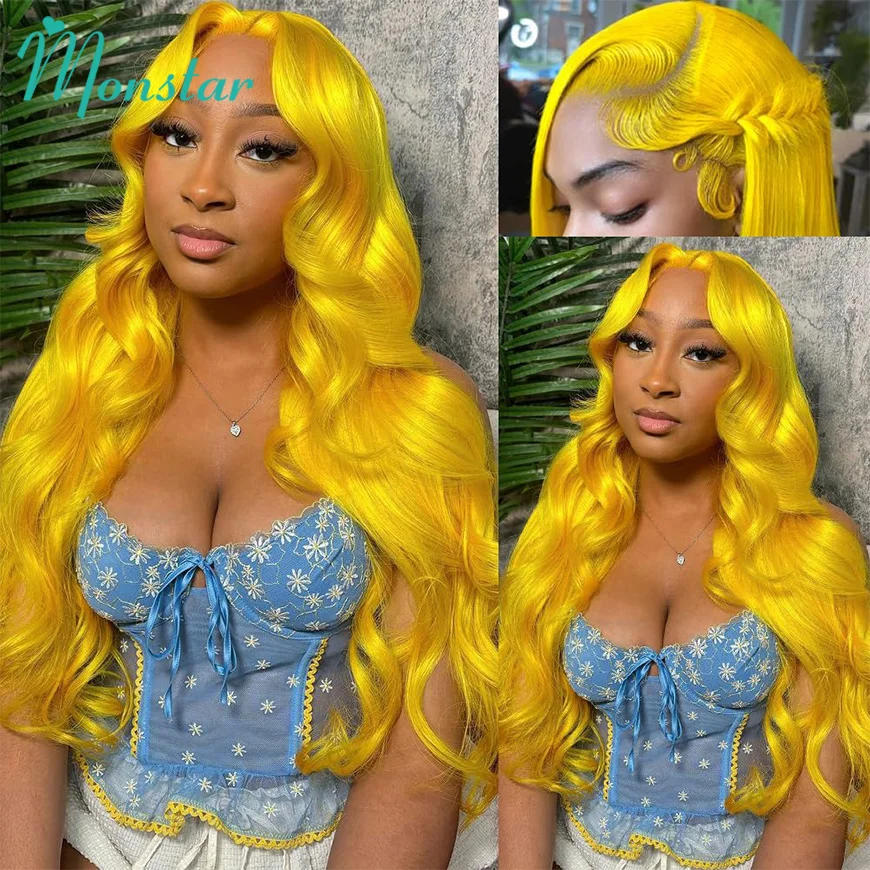 Yellow Body Wave Lace Front Wig Human Hair 200 250 300 Density Color Human Hair Wigs 13x4 13x6 360 HD Lace Frontal Wig For Women
Yellow Body Wave Lace Front Wig Human Hair 200 250 300 Density Color Human Hair Wigs 13x4 13x6 360 HD Lace Frontal Wig For Women