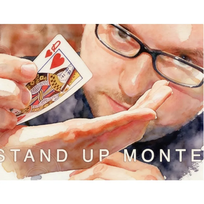 Garrett T Stand Up Monte Gimmick - Card Magic Trick Close Up Bar Trick Easy To Do Illusion Props Professional Magician Magia
Garrett T Stand Up Monte Gimmick - Card Magic Trick Close Up Bar Trick Easy To Do Illusion Props Professional Magician Magia