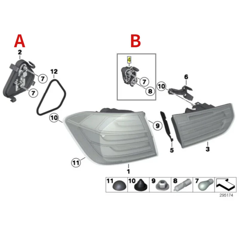 Rear Light Bulb Connector Board Break Lamp TailLight Holder Socket For BMW 3 Series 316 320 328 F30 F35 F80 M3 2013-2015
Rear Light Bulb Connector Board Break Lamp TailLight Holder Socket For BMW 3 Series 316 320 328 F30 F35 F80 M3 2013-2015