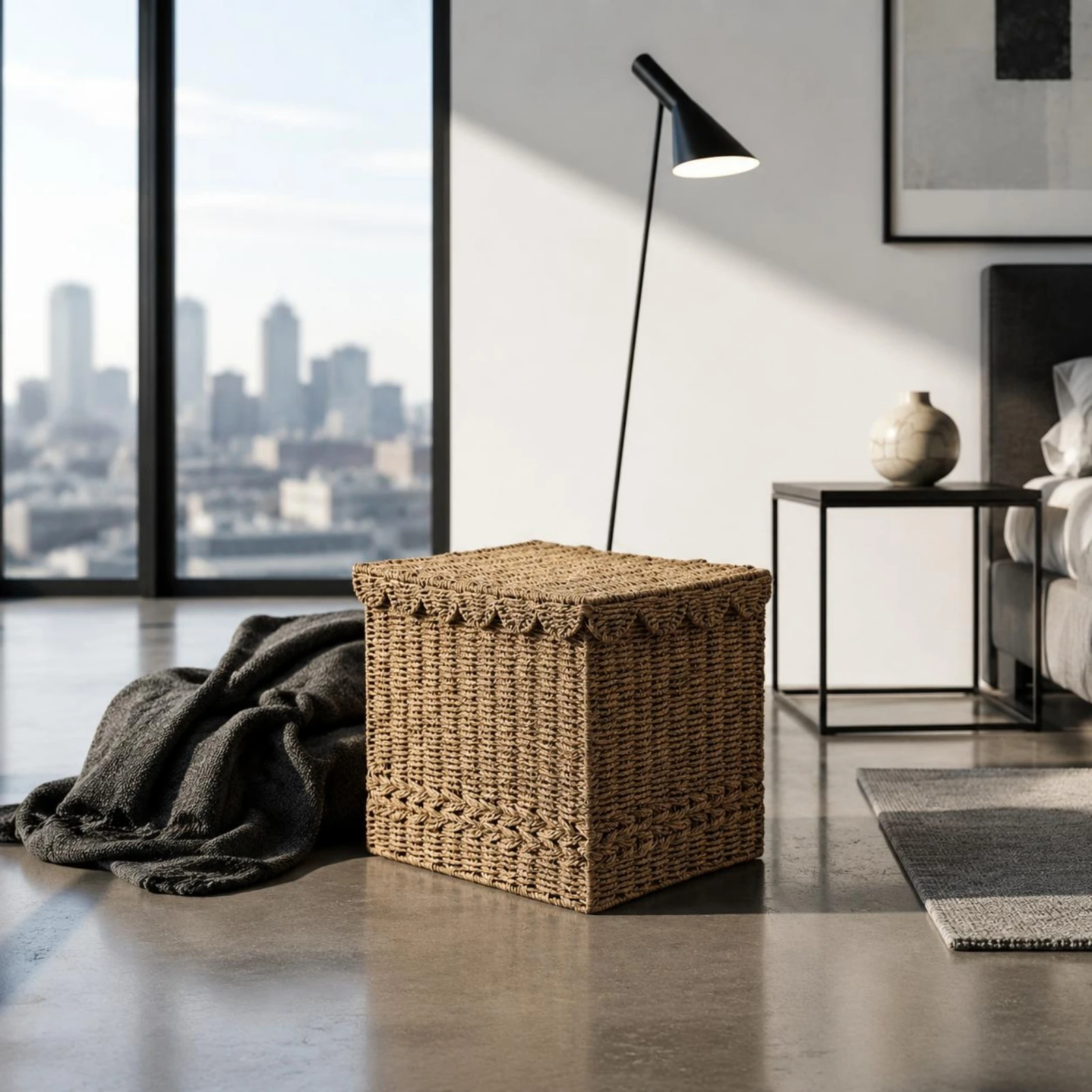 Cotton Linen Hamper Decorative Woven Laundry Basket Woven Laundry Hamper Handwoven Textile Storage Bin Sturdy for Closet
Cotton Linen Hamper Decorative Woven Laundry Basket Woven Laundry Hamper Handwoven Textile Storage Bin Sturdy for Closet