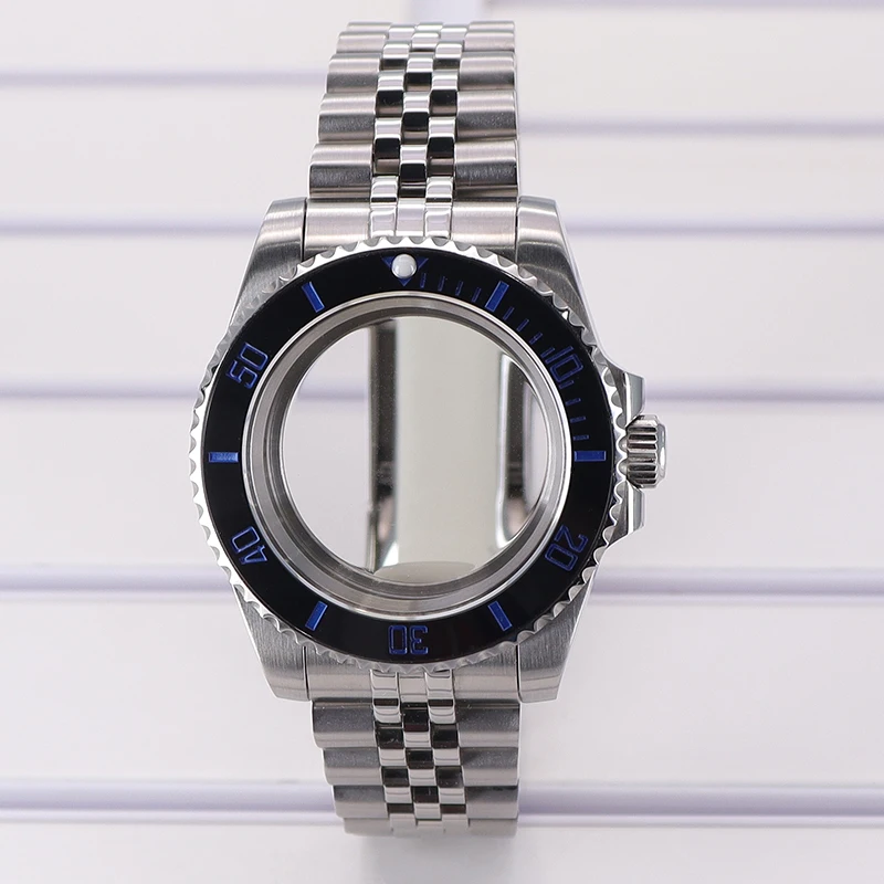 40mm Watch Case Bracelet Set Sapphire Crystal Glass For Seiko NH34 NH35 NH36 NH38 Miyota 8215 ETA 2824 Movement 28.5mm Dial GMT
40mm Watch Case Bracelet Set Sapphire Crystal Glass For Seiko NH34 NH35 NH36 NH38 Miyota 8215 ETA 2824 Movement 28.5mm Dial GMT