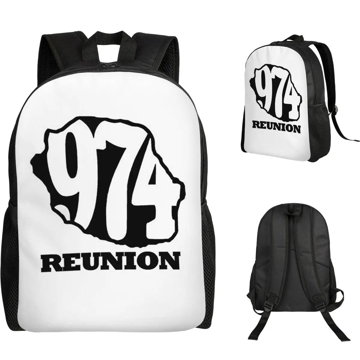 974 Reunion Island Flag Student Backpack School Bag Hiking Travel Daypack for Men Women Fashion Bookbag Shoulder Bags
974 Reunion Island Flag Student Backpack School Bag Hiking Travel Daypack for Men Women Fashion Bookbag Shoulder Bags