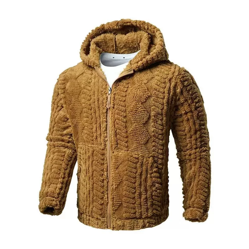New Autumn and Winter Fashion Solid Color Plus Plush Thick Warm Hooded Jacket For Men's Casual Loose Sports High-Quality Jacket
New Autumn and Winter Fashion Solid Color Plus Plush Thick Warm Hooded Jacket For Men's Casual Loose Sports High-Quality Jacket