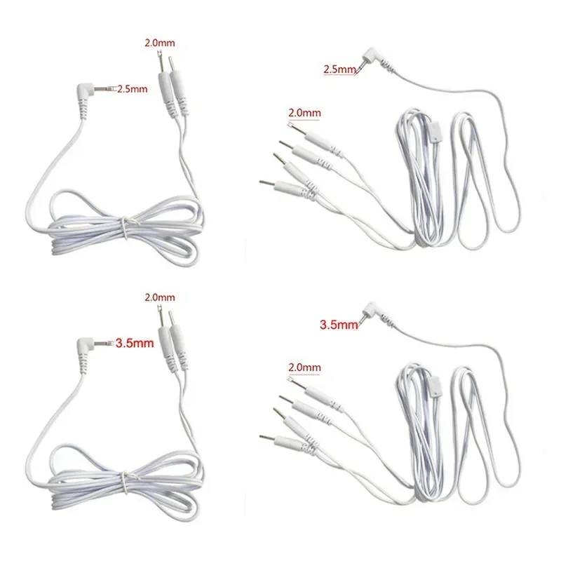 2-Pin/4-pin 2.5mm/3.5mm Plug 2-way 4-way Electrode Cable for 10-pin Electrical Neuromuscular Stimulator
2-Pin/4-pin 2.5mm/3.5mm Plug 2-way 4-way Electrode Cable for 10-pin Electrical Neuromuscular Stimulator