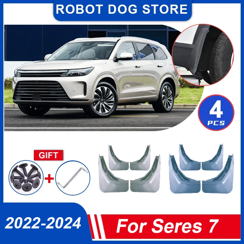 4PCS Car Mudguards For AITO Seres M7 7 Accessories 2022-2024 Body Part MudFlaps Splash Guards Rear Fender Flares Car Accessories
4PCS Car Mudguards For AITO Seres M7 7 Accessories 2022-2024 Body Part MudFlaps Splash Guards Rear Fender Flares Car Accessories