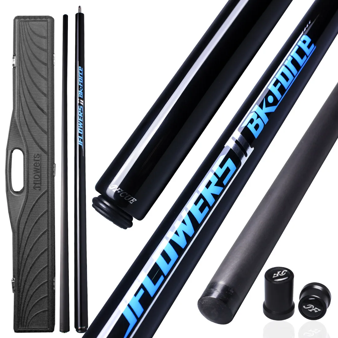 Jflowers BK1-2 Break Cue Carbon Fiber Break Cue with 13mm Tip Punch Cue Billiard Pool Stick Uni-loc Joint for Competitions
Jflowers BK1-2 Break Cue Carbon Fiber Break Cue with 13mm Tip Punch Cue Billiard Pool Stick Uni-loc Joint for Competitions