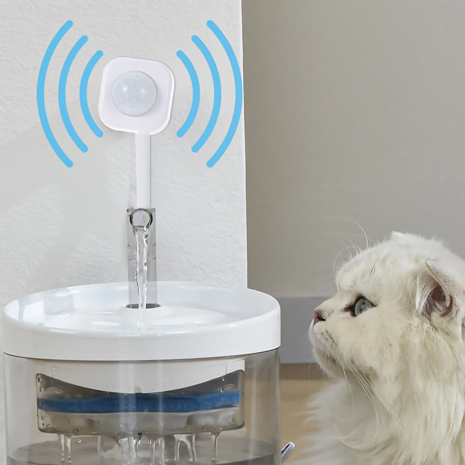 Pet Water Fountain Sensor ABS Material Strong Induction Energy Saving Automatic Purification USB Powered for Cats Dogs Pet
Pet Water Fountain Sensor ABS Material Strong Induction Energy Saving Automatic Purification USB Powered for Cats Dogs Pet