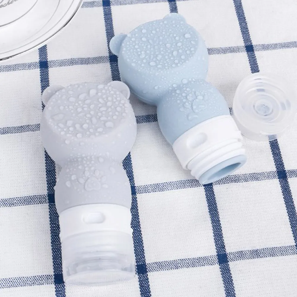 2Pcs Silicone Bottles Portable Cartoon Lotion Dispenser Travel Storage Body Wash Shampoo Subpackaging Bottle Home Use Grey Cat
2Pcs Silicone Bottles Portable Cartoon Lotion Dispenser Travel Storage Body Wash Shampoo Subpackaging Bottle Home Use Grey Cat