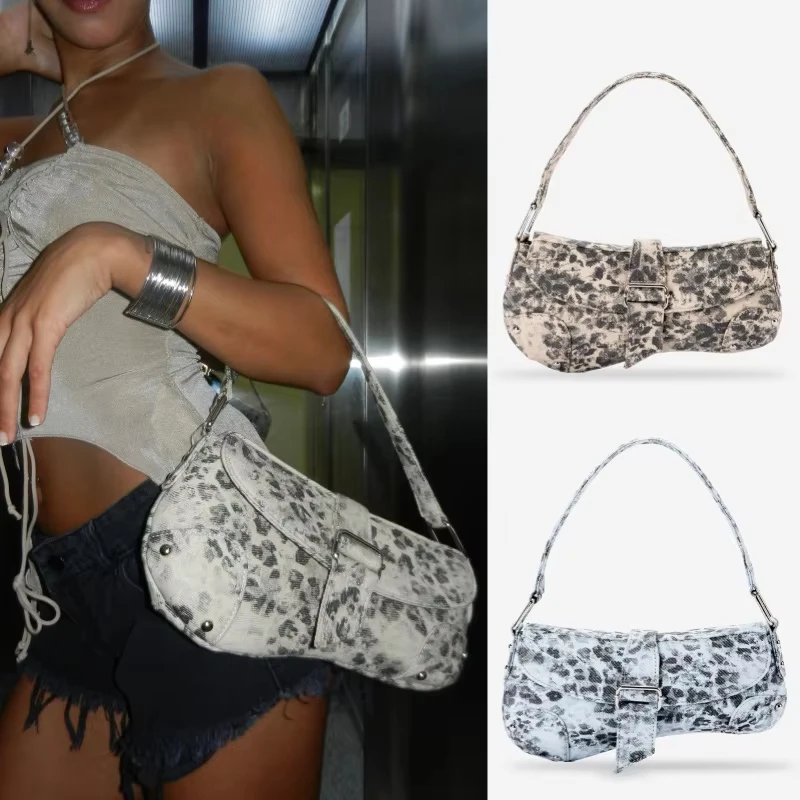 Vintage Lady Handbag Leopard/Cow Pattern Canvas Shoulder Bag Animal Print French Asymmetric Clutch Underarm Tote for Women
Vintage Lady Handbag Leopard/Cow Pattern Canvas Shoulder Bag Animal Print French Asymmetric Clutch Underarm Tote for Women