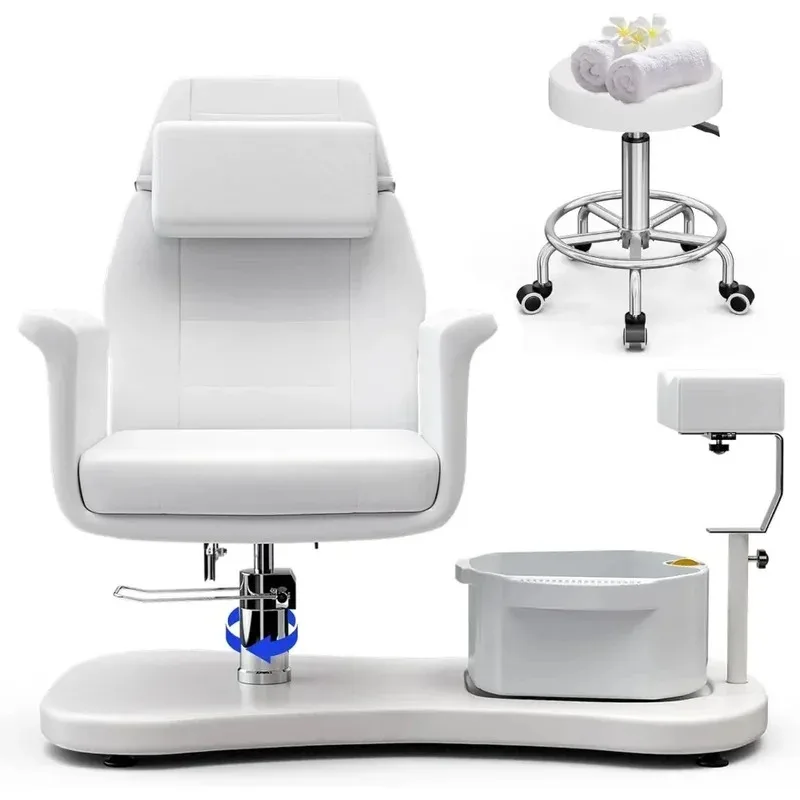 Portable Pedicure Chair with Stand and Bowls, Professional Foot SPA Station for Nail Technician, No Plumbing Needed
Portable Pedicure Chair with Stand and Bowls, Professional Foot SPA Station for Nail Technician, No Plumbing Needed