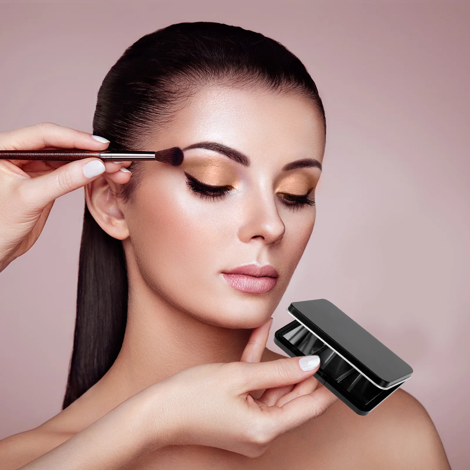 Eyeshadow Storage Box Lightweight Portable DIY Makeup Organizer Empty Blush Container Travel Size Refillable Lipstick Case Multi
Eyeshadow Storage Box Lightweight Portable DIY Makeup Organizer Empty Blush Container Travel Size Refillable Lipstick Case Multi