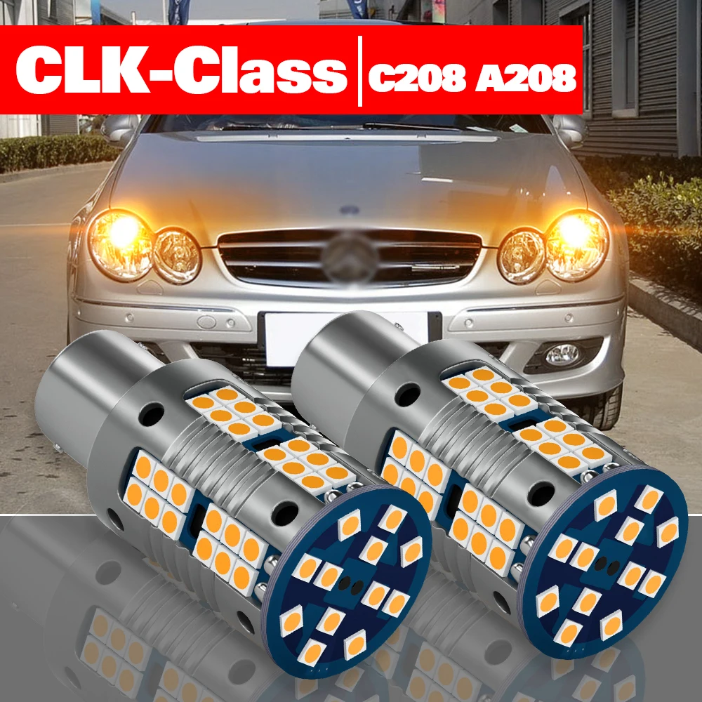 For Mercedes Benz CLK Class C208 A208 1997-2002 2pcs LED Turn Signal Light Accessories 1998 1999 2000 2001
For Mercedes Benz CLK Class C208 A208 1997-2002 2pcs LED Turn Signal Light Accessories 1998 1999 2000 2001