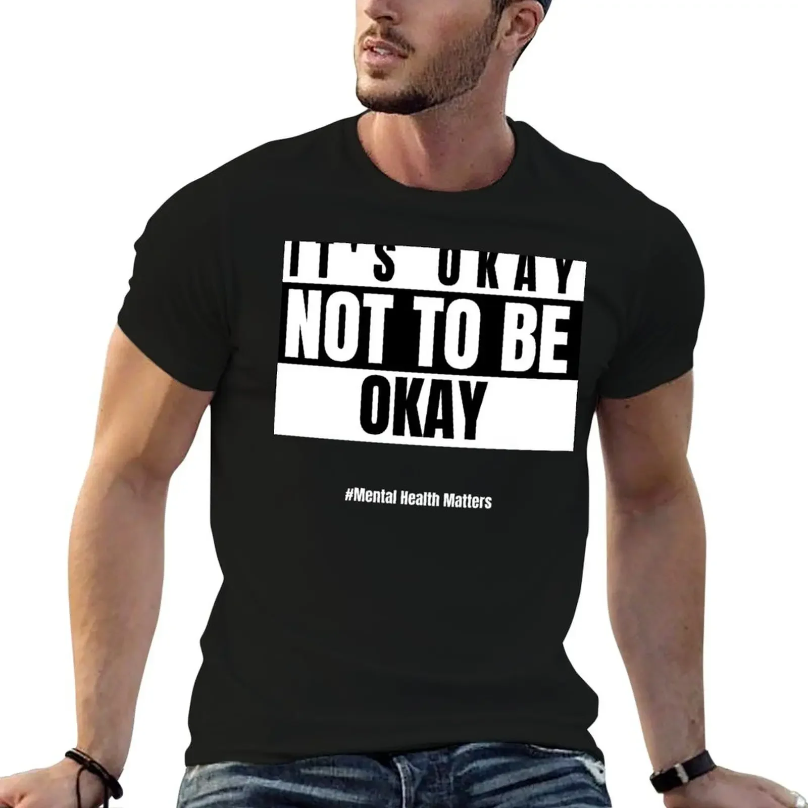 IT'S OKAY NOT TO BE OKAY MENTAL HEALTH T-Shirt blacks cute tops korean fashion vintage outfits for men
IT'S OKAY NOT TO BE OKAY MENTAL HEALTH T-Shirt blacks cute tops korean fashion vintage outfits for men