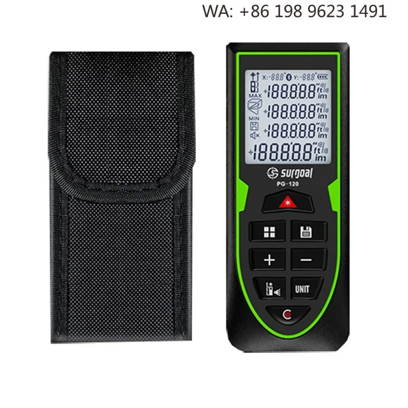 120m Green Rangefinder Tape Measure Built-in Level Backlight High Precision Construction Surv
120m Green Rangefinder Tape Measure Built-in Level Backlight High Precision Construction Surv