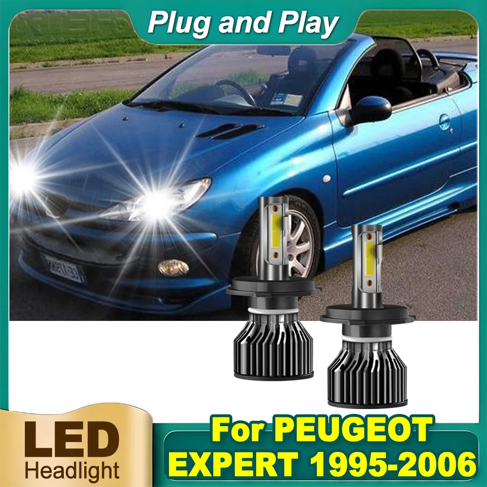 2PCS H4 High Low Beam LED Headlight 6000K White Super Bright 120W 20000LM For PEUGEOT EXPERT 1995-2005 2006 Canbus Car Light
2PCS H4 High Low Beam LED Headlight 6000K White Super Bright 120W 20000LM For PEUGEOT EXPERT 1995-2005 2006 Canbus Car Light