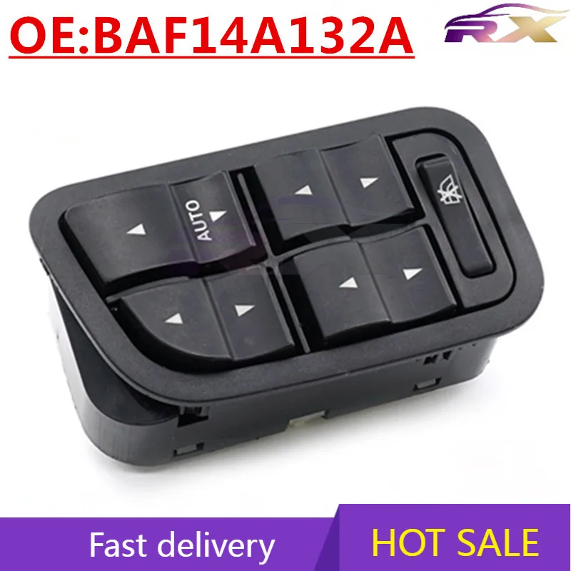 OEM:BAF14A132A Suitable for Ford car right front glass lift control switch electric window adjustment switch
OEM:BAF14A132A Suitable for Ford car right front glass lift control switch electric window adjustment switch