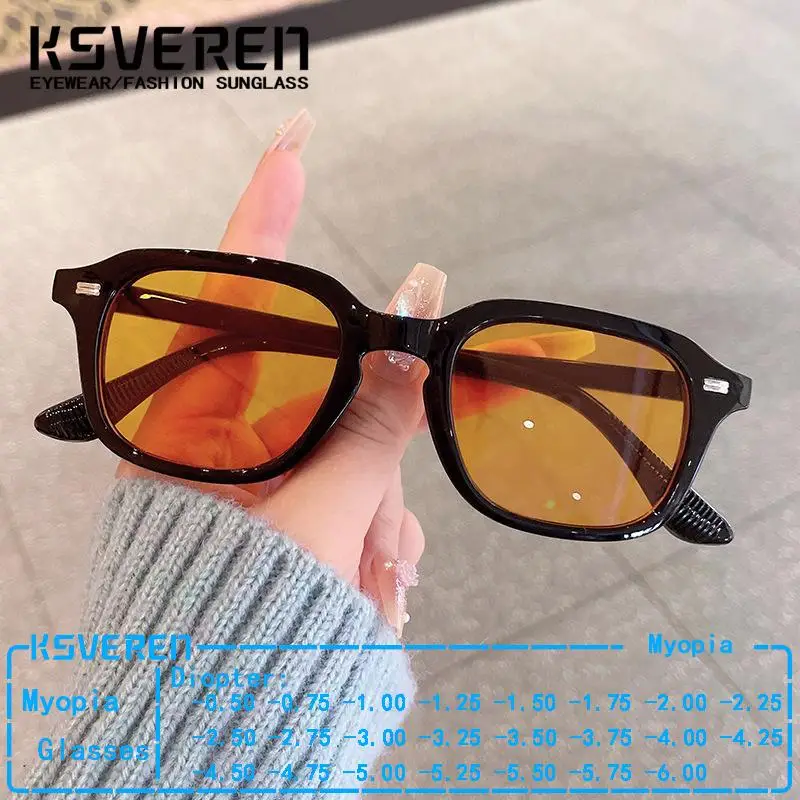 Retro Square Myopia Sunglasses Men Women Tinted Prescription Nearsighted Eyewear Outdoor Driving Shade Glasses UV Protection
Retro Square Myopia Sunglasses Men Women Tinted Prescription Nearsighted Eyewear Outdoor Driving Shade Glasses UV Protection