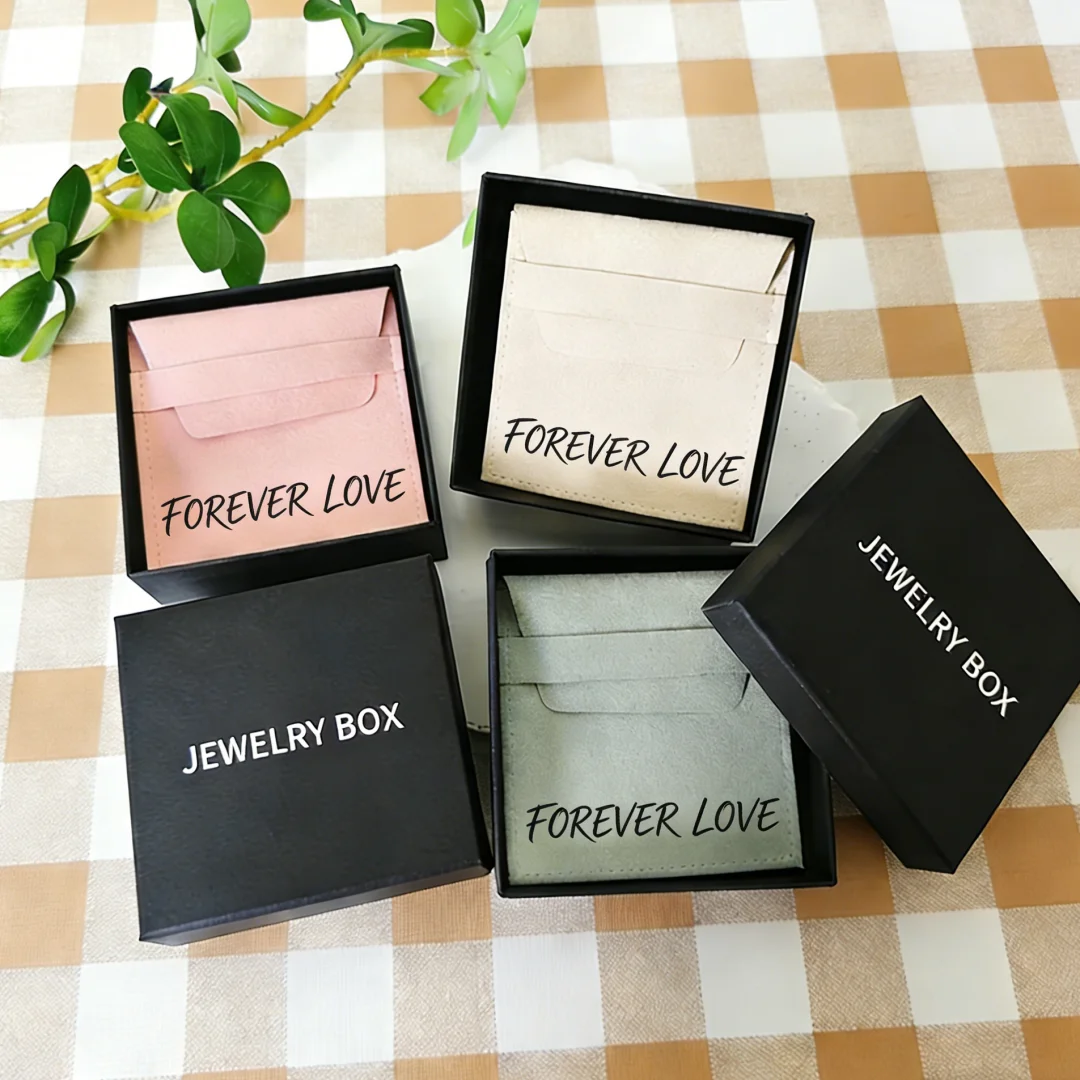 Jewelry Kraft Cardboard Box Customed Logo Microfiber Gift Bags Velvet Envelope Pouches Small Rings Brooch Packaging Personalized
Jewelry Kraft Cardboard Box Customed Logo Microfiber Gift Bags Velvet Envelope Pouches Small Rings Brooch Packaging Personalized