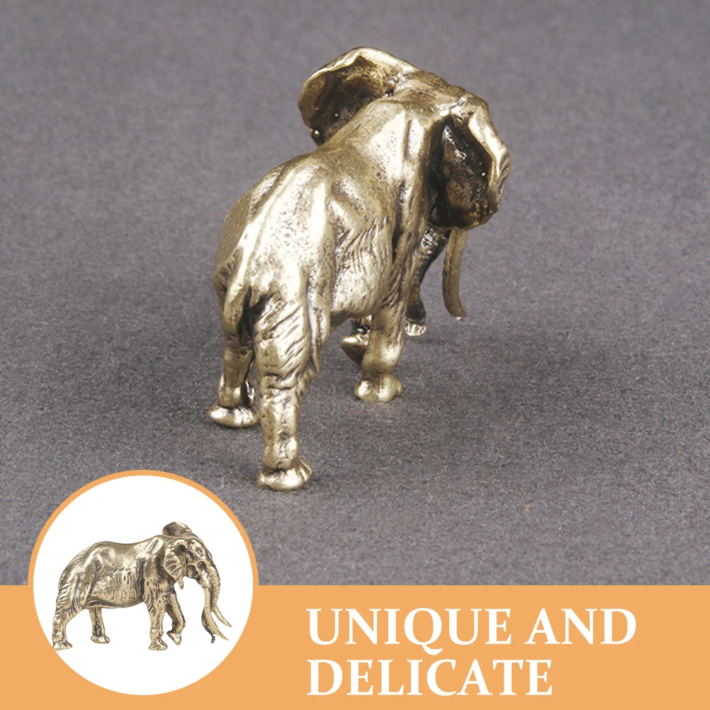 Brass Elephant Decorations Desk Sculpture Mini Figurines Statues Animal Home Office Elephant Decor Statue Art
Brass Elephant Decorations Desk Sculpture Mini Figurines Statues Animal Home Office Elephant Decor Statue Art