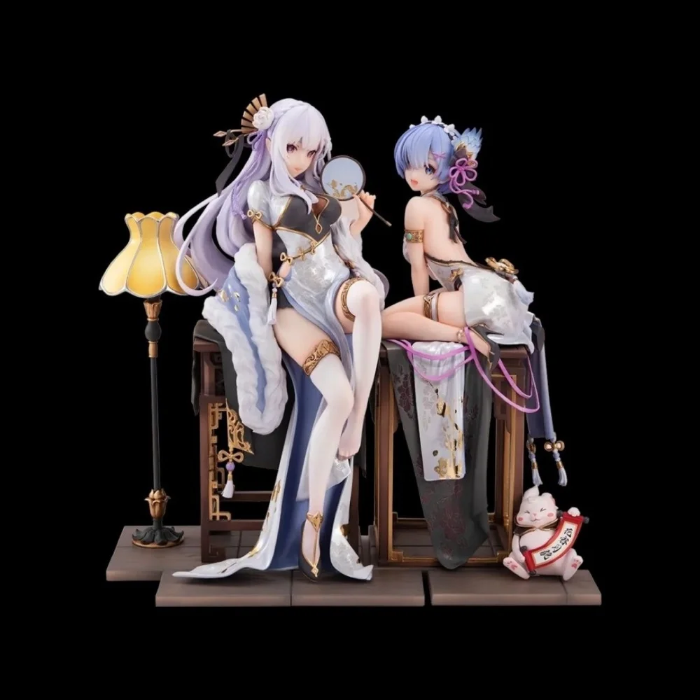 Anime Character Re: Zero - Starting Life In Another World Handmade, Emilia And Rem Cheongsam Handmade Model Desktop Ornament
Anime Character Re: Zero - Starting Life In Another World Handmade, Emilia And Rem Cheongsam Handmade Model Desktop Ornament