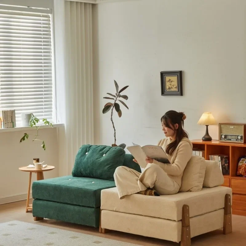 Modular Combination Sofa Solid Wood Tofu Block Tatami Square Single Lazy Nordic Living Room Small Apartment
Modular Combination Sofa Solid Wood Tofu Block Tatami Square Single Lazy Nordic Living Room Small Apartment