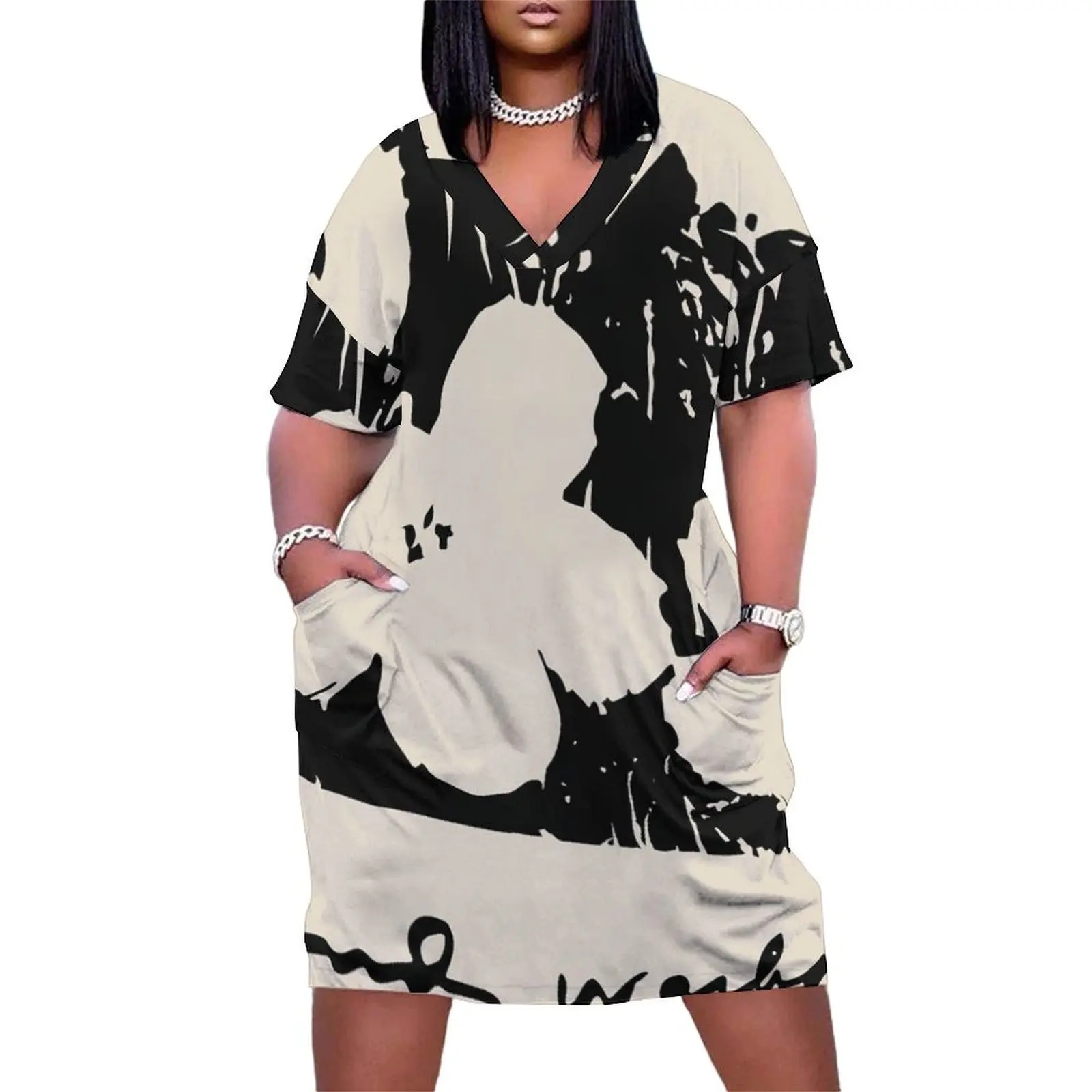 Andy Warhol Flowers Black And White Loose Pocket Dress dresses summer woman 2025 summer clothes for women
Andy Warhol Flowers Black And White Loose Pocket Dress dresses summer woman 2025 summer clothes for women