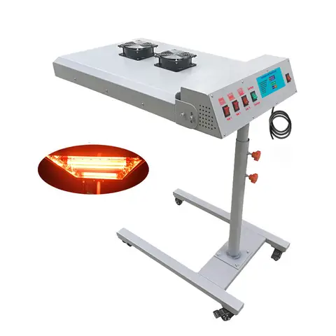 6000W IR Flash Dryer Machine with A Sensor FOR T shirt Screen Printer Paper Bags Flash Dryer Machine