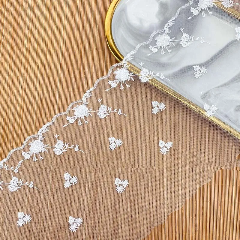 20Yards White Mesh Tulle Floral Embroidery Lace Trim Bra Lingerie Sewing Craft DIY Apparel Fabric Lace Accessories
20Yards White Mesh Tulle Floral Embroidery Lace Trim Bra Lingerie Sewing Craft DIY Apparel Fabric Lace Accessories