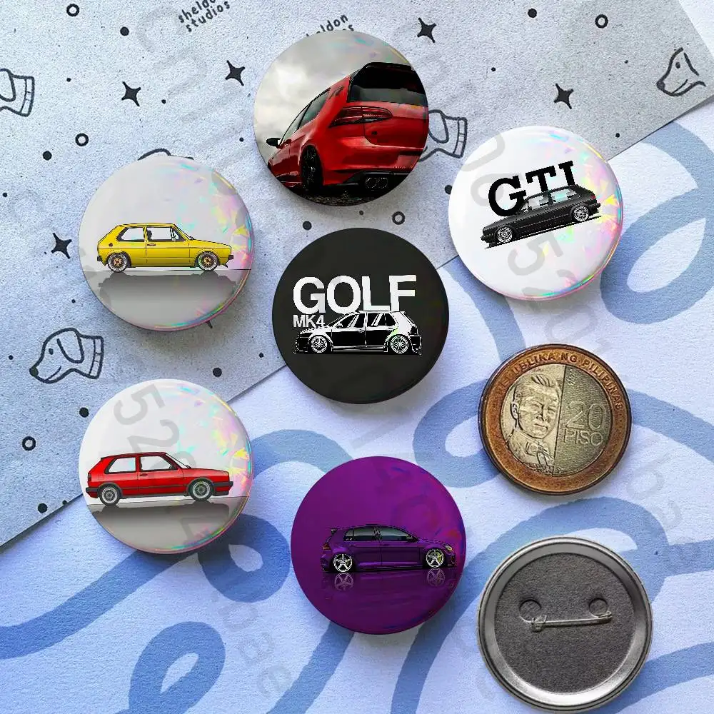 G-Golf G-GTI Car Tinplate Enamel Pins Creativity Printed Pictures Text Metal Lapel Badges Brooches
G-Golf G-GTI Car Tinplate Enamel Pins Creativity Printed Pictures Text Metal Lapel Badges Brooches