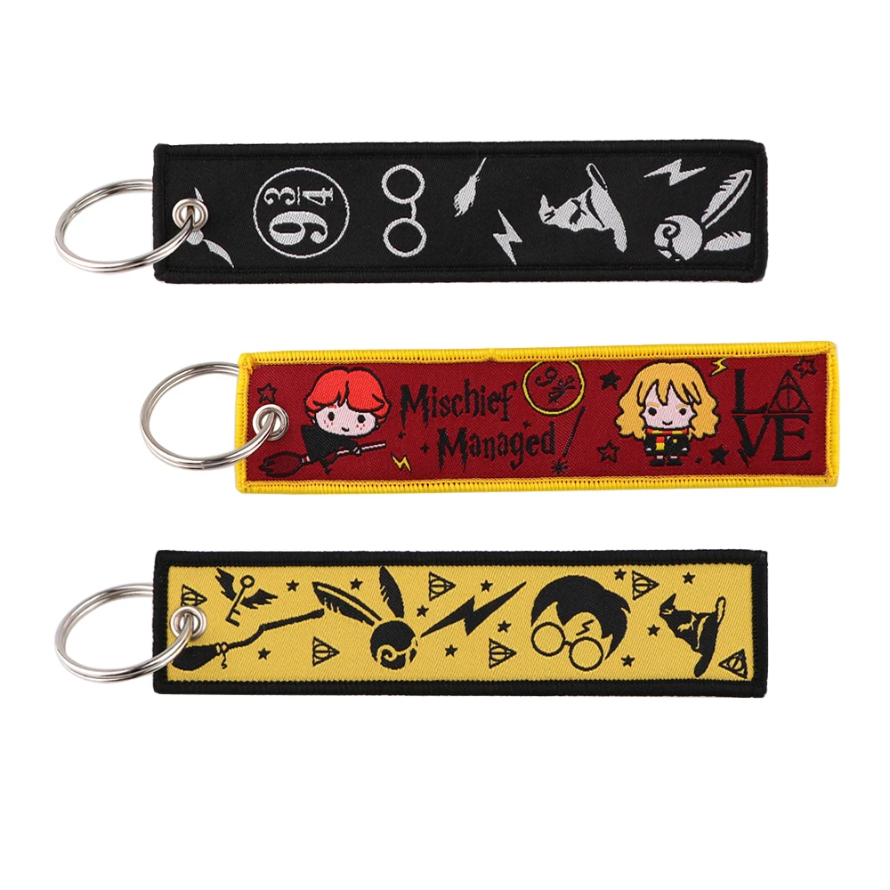 Cute Magic Pattern Key Fobs Holder Key Chain for Motorcycles Embroidery Key Tag Keyring Chaveiro Backpack Accessories
Cute Magic Pattern Key Fobs Holder Key Chain for Motorcycles Embroidery Key Tag Keyring Chaveiro Backpack Accessories