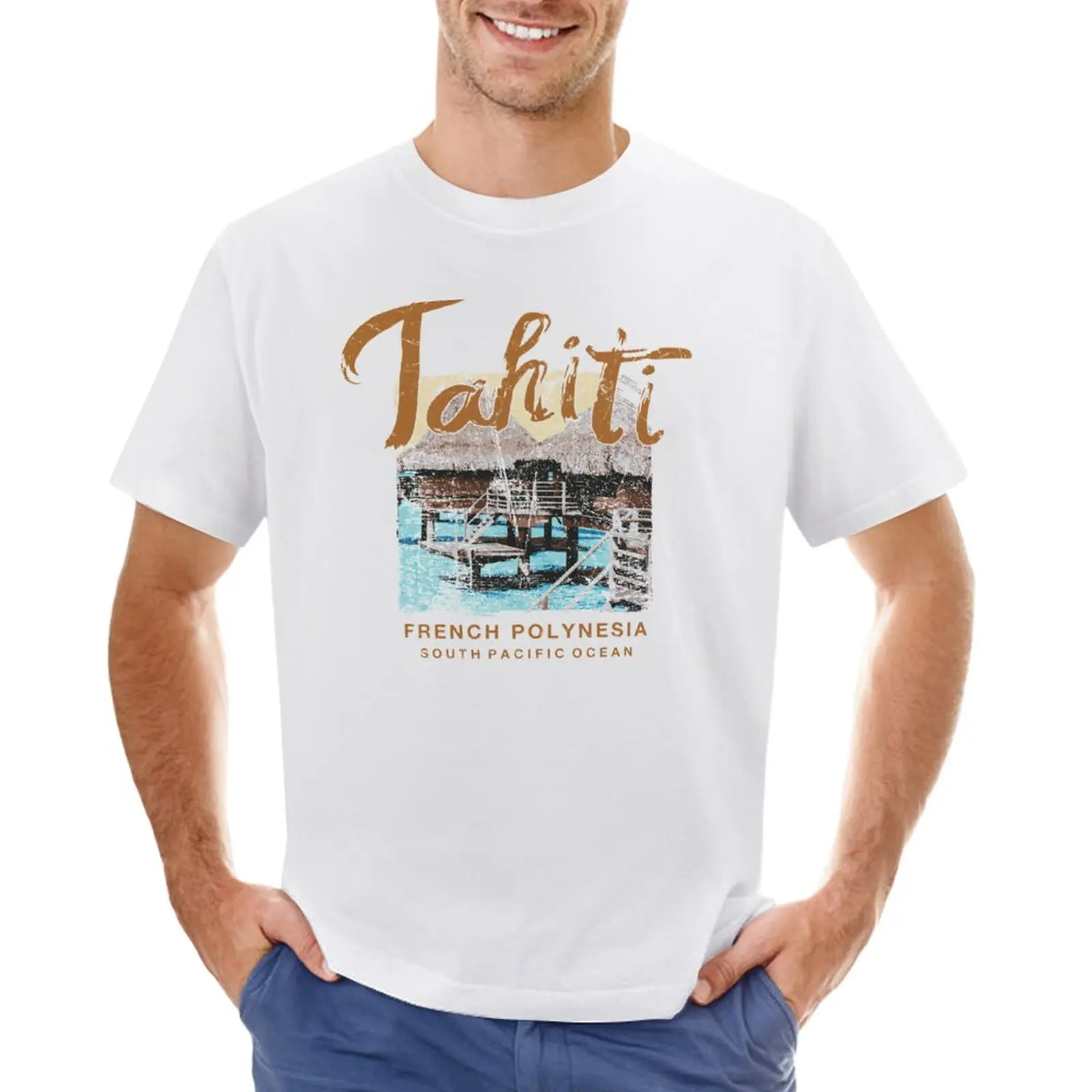 Tahiti Over Water Bungalow French Polynesian T-Shirt anime customizeds mens cotton t shirts
Tahiti Over Water Bungalow French Polynesian T-Shirt anime customizeds mens cotton t shirts