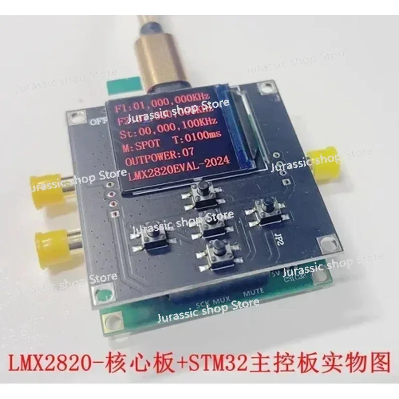 NEW Version LMX2820 5.65-11.3GHz High-Power Output Low Phase Noise Source Evaluation Development Board
NEW Version LMX2820 5.65-11.3GHz High-Power Output Low Phase Noise Source Evaluation Development Board