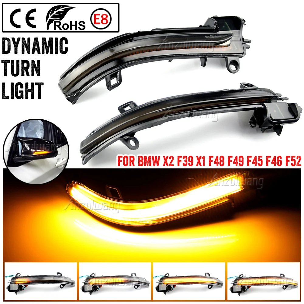 2x LED Turn Signal Light Lamp Dynamic Blinker Sequential Indicator For BMW X1 F48 X2 F39 2 Series Active Tourer F45 Gran F46
2x LED Turn Signal Light Lamp Dynamic Blinker Sequential Indicator For BMW X1 F48 X2 F39 2 Series Active Tourer F45 Gran F46