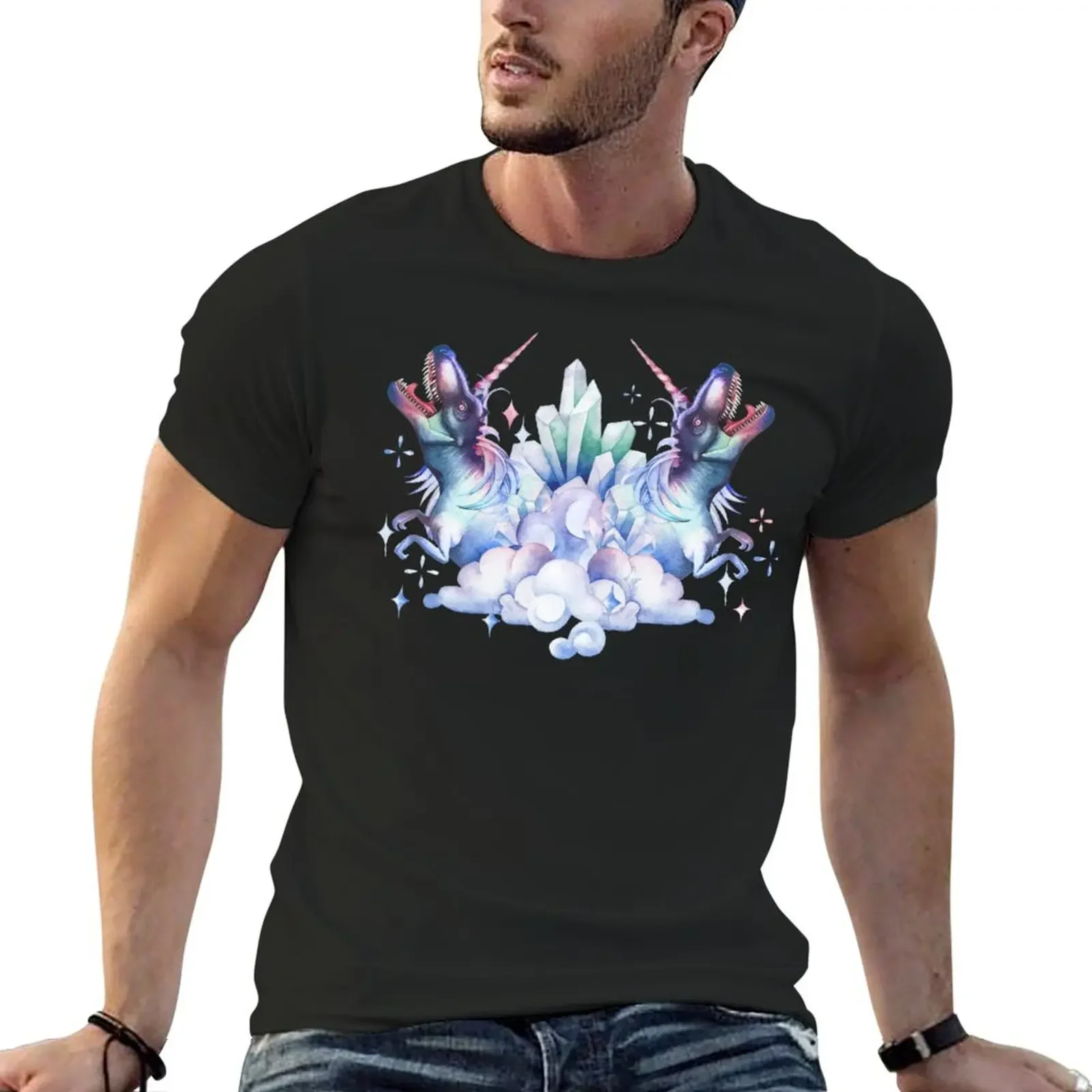 Two watercolor Dinocorns T-Shirt graphic t shirt vintage Blouse oversized vintage t shirts men workout shirt
Two watercolor Dinocorns T-Shirt graphic t shirt vintage Blouse oversized vintage t shirts men workout shirt