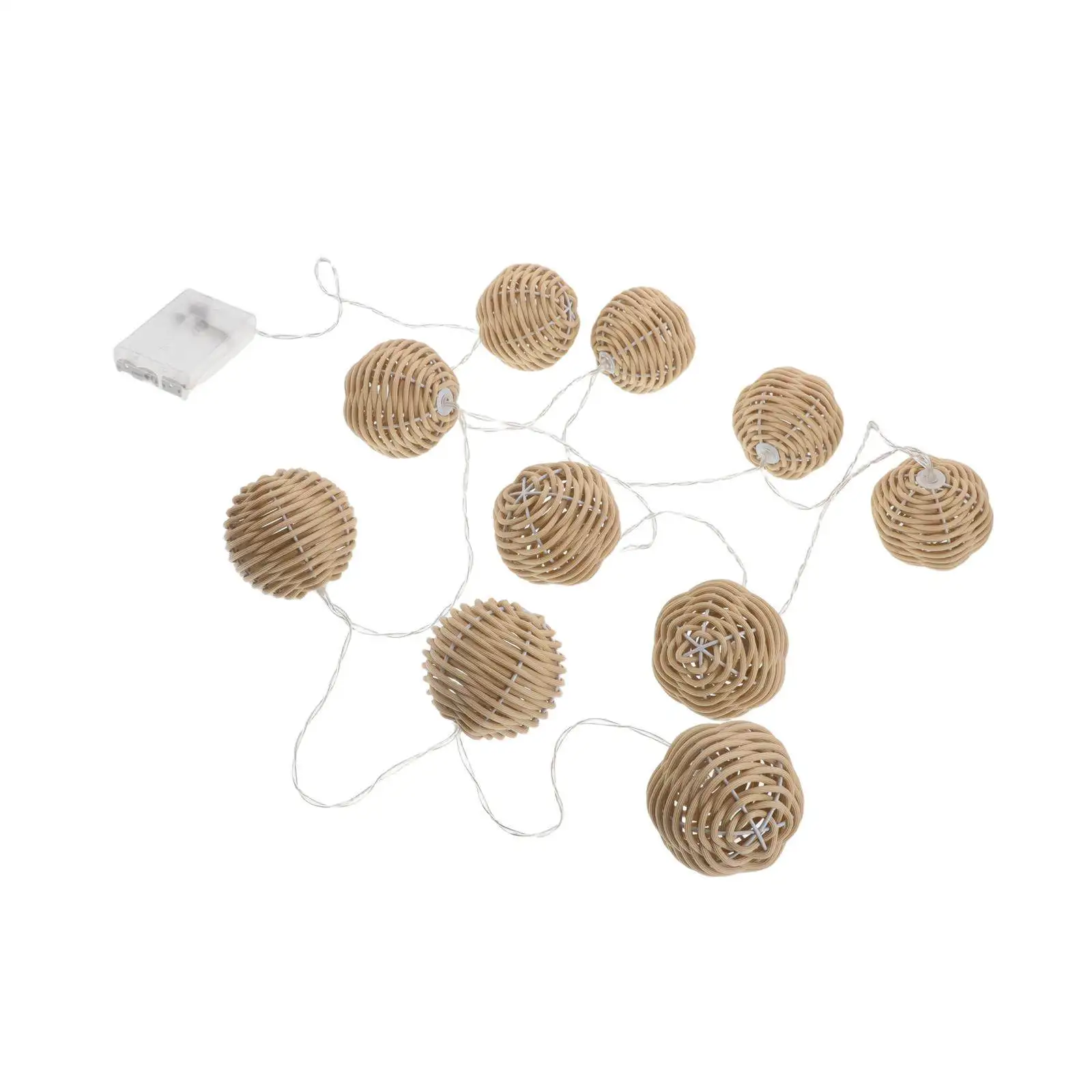 10 LED Battery Powered Imitation Rattan Ball String Lights Connectable Patio Garden Backyard Cozy Decorative Cottagecore Lights
10 LED Battery Powered Imitation Rattan Ball String Lights Connectable Patio Garden Backyard Cozy Decorative Cottagecore Lights