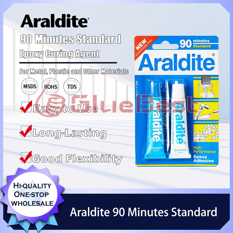 Araldite 90 Minutes Standard Epoxy Curing Agent for Metal and Plastic Bonding Applications Original Product
Araldite 90 Minutes Standard Epoxy Curing Agent for Metal and Plastic Bonding Applications Original Product